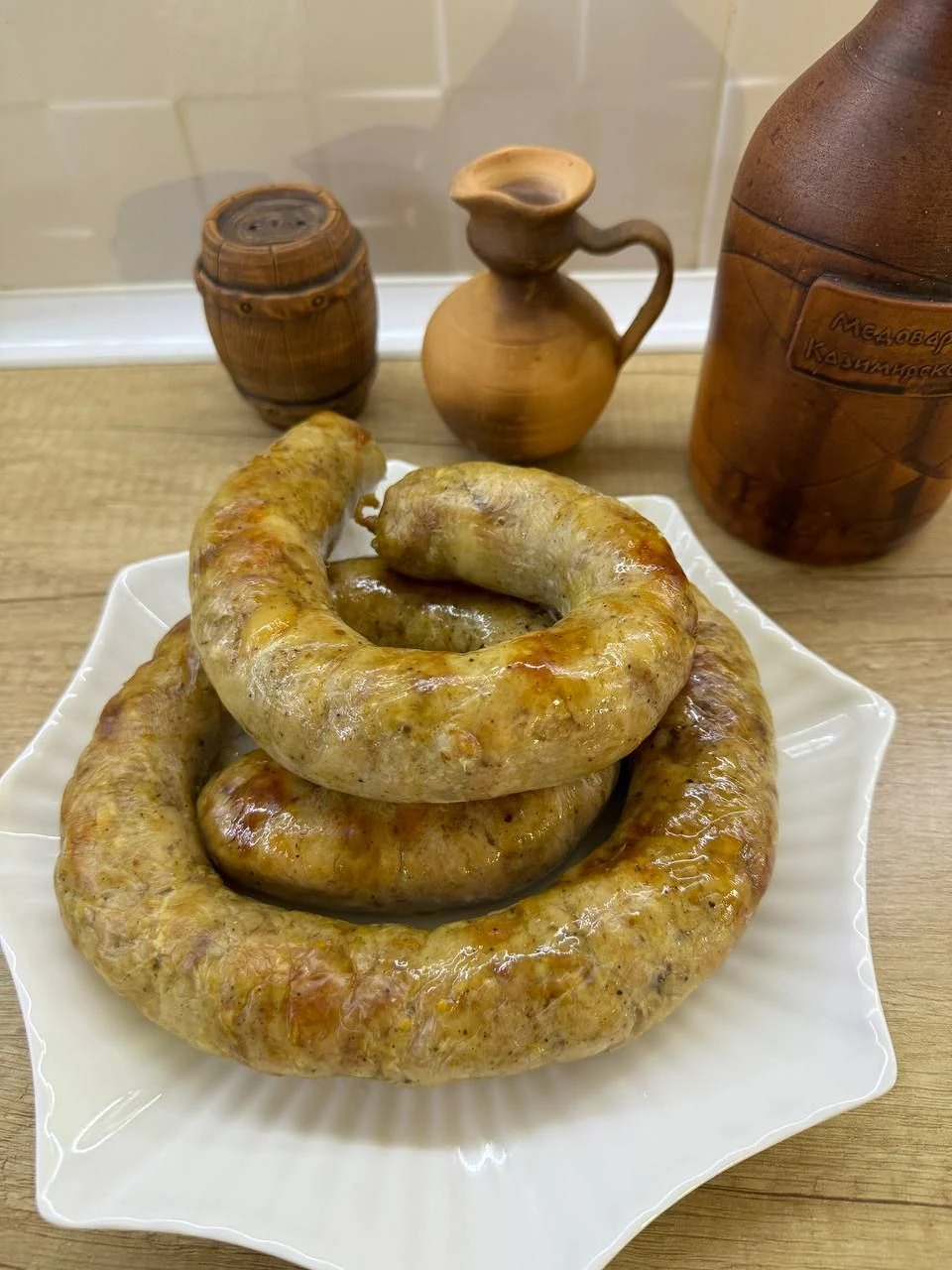 Колбаса свиная запечённая